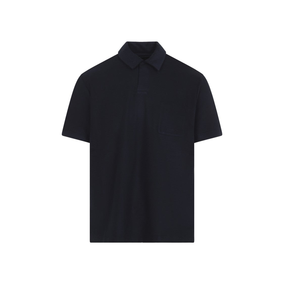 Ralph Lauren X Purple Label Short-Sleeved Polo Shirt In Cotton-Silk Blend