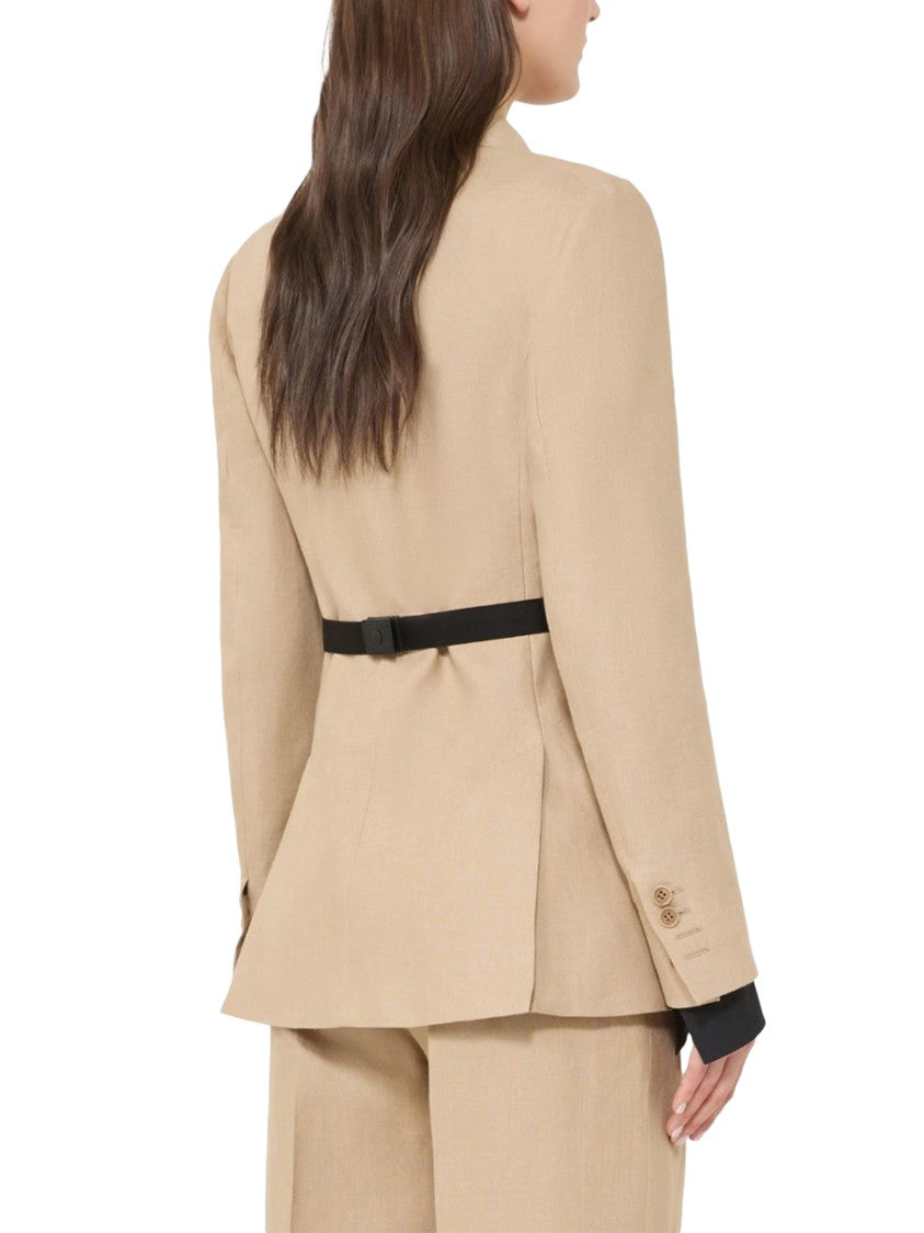 Max Mara Structured Tailored Jacket With Notched Lapel