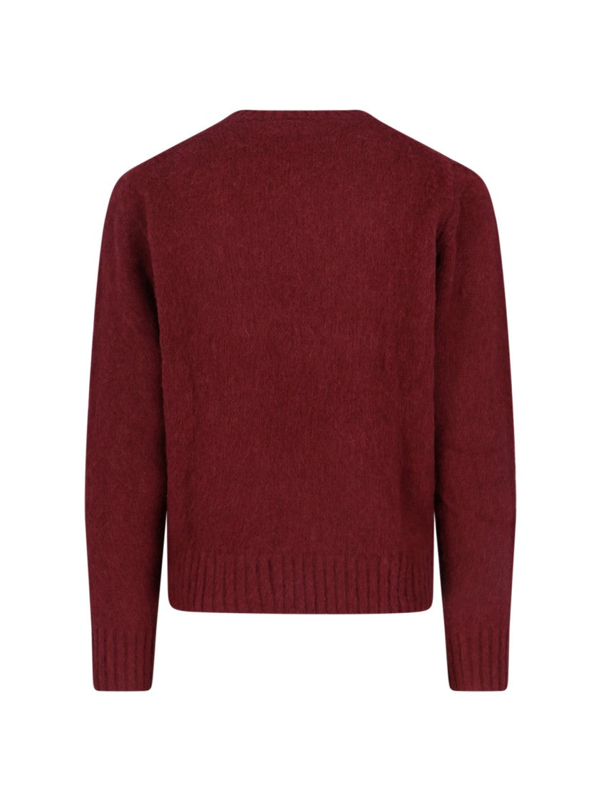 Aspesi Shetland Wool Sweater – Red