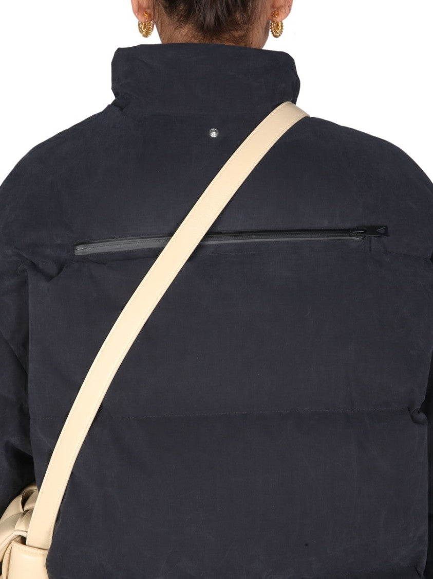 Bottega Veneta Hooded Down Jacket With Removable Hood