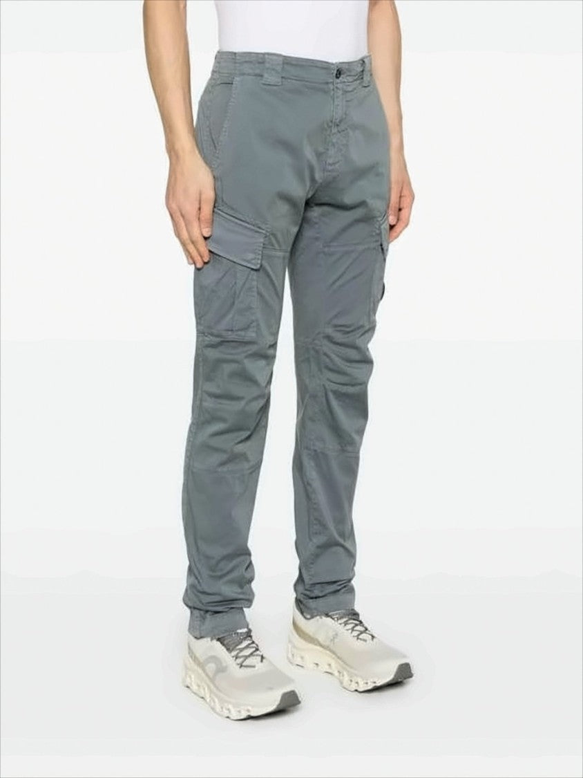 C.P. Company Straight-Fit Cargo Pants With Unique Logo Detail
