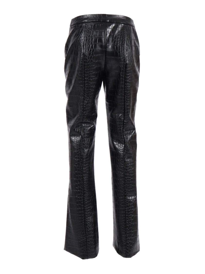 Elisabetta Franchi High-Waisted Straight Leg Pants