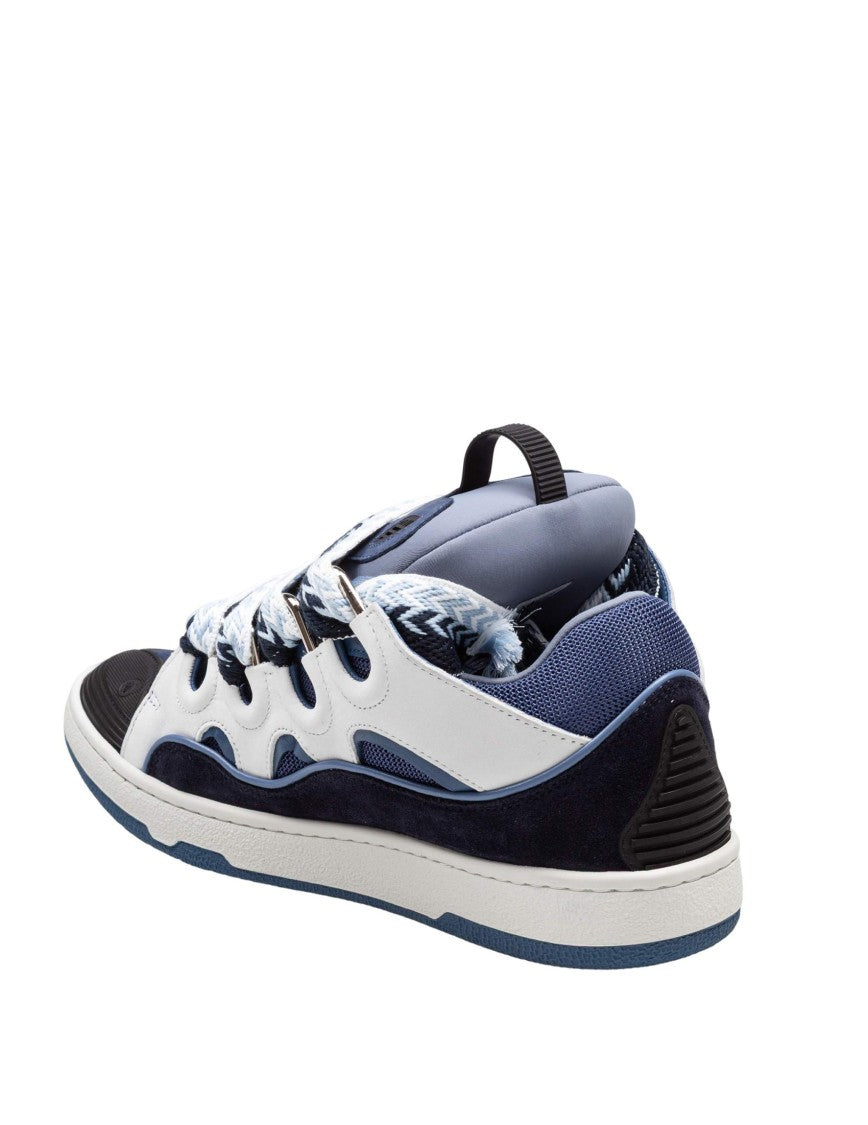 Lanvin Curb Leather Sneakers