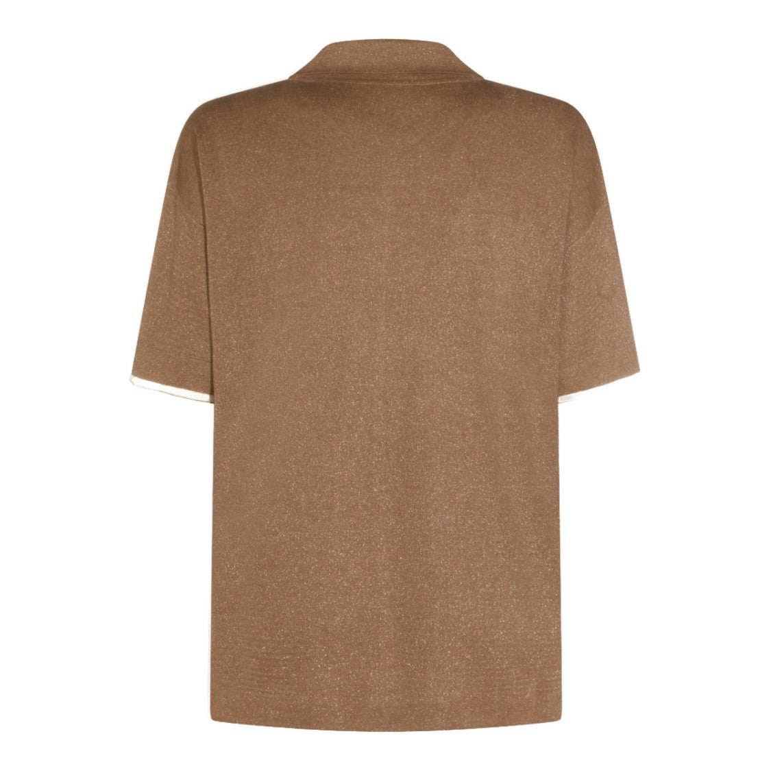 Fabiana Filippi Short-Sleeved Top With Classic Collar