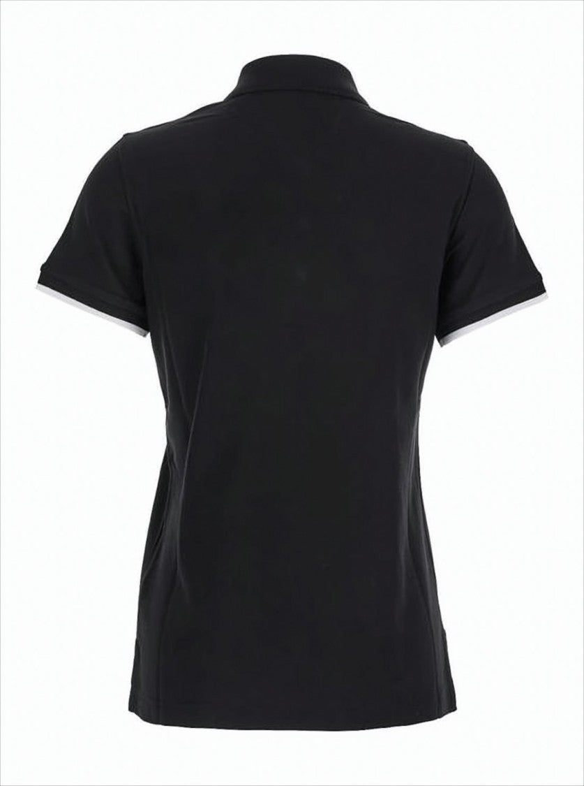 Moncler Short-Sleeved Polo Shirt With Structured Collar