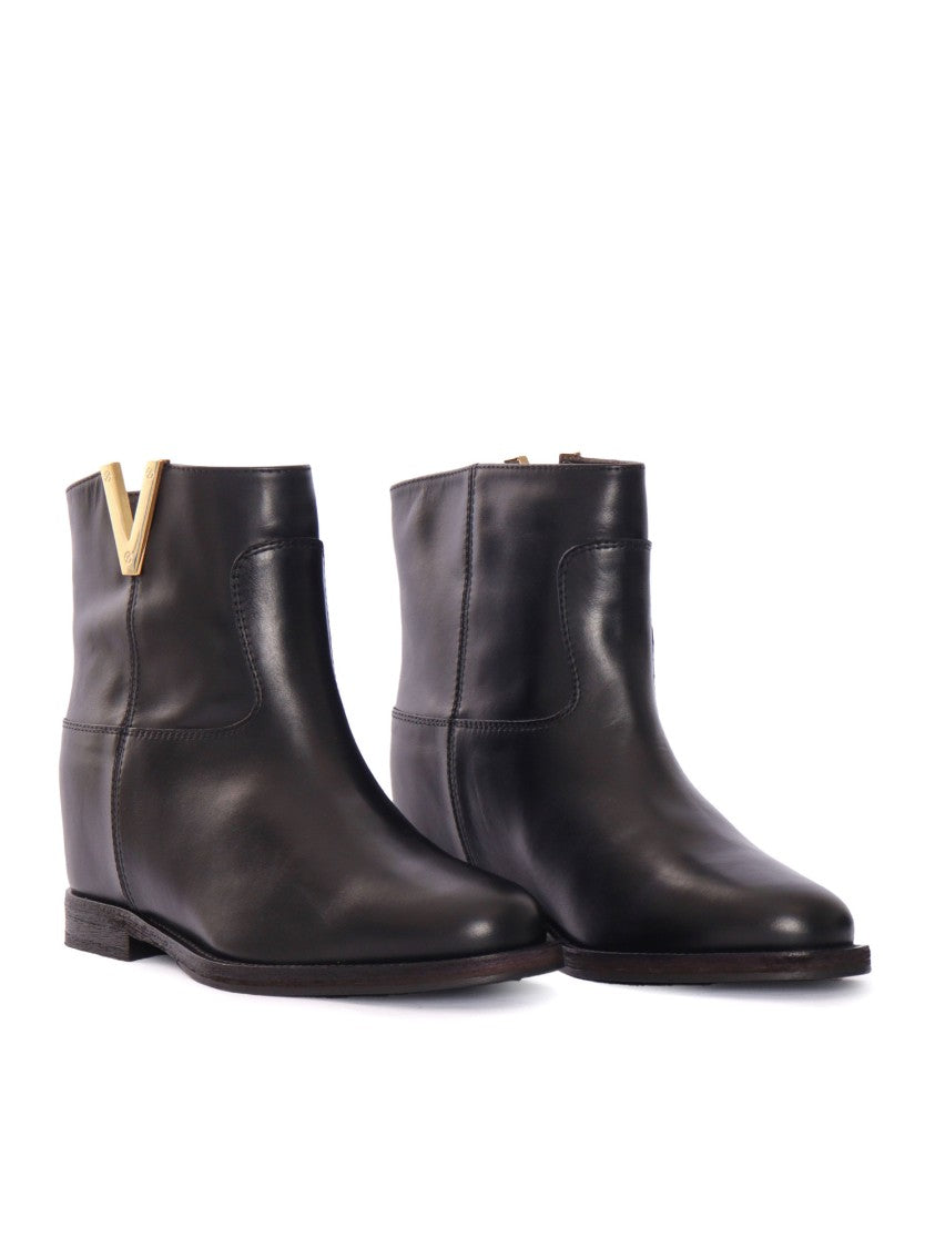 Via Roma 15 Ankle Boots With Pointed Toe