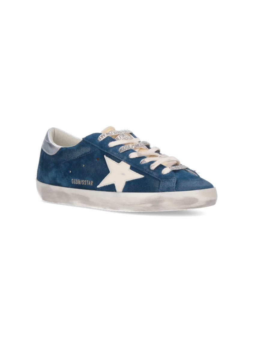 Golden Goose "Super-Star" Sneakers – Blue