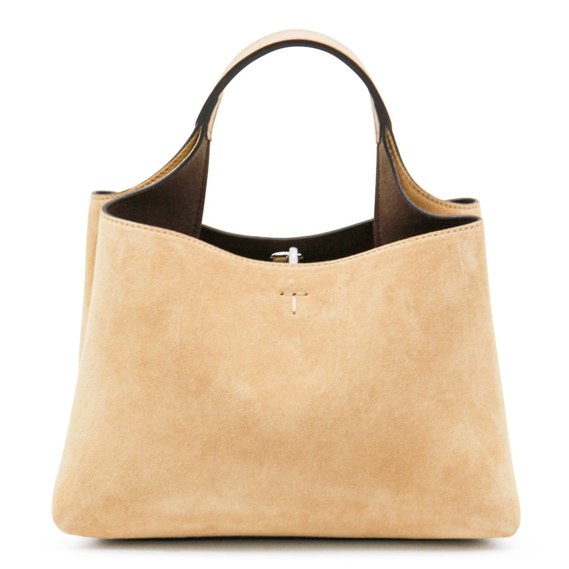 Tod's Cream Leather Top Handle Bag