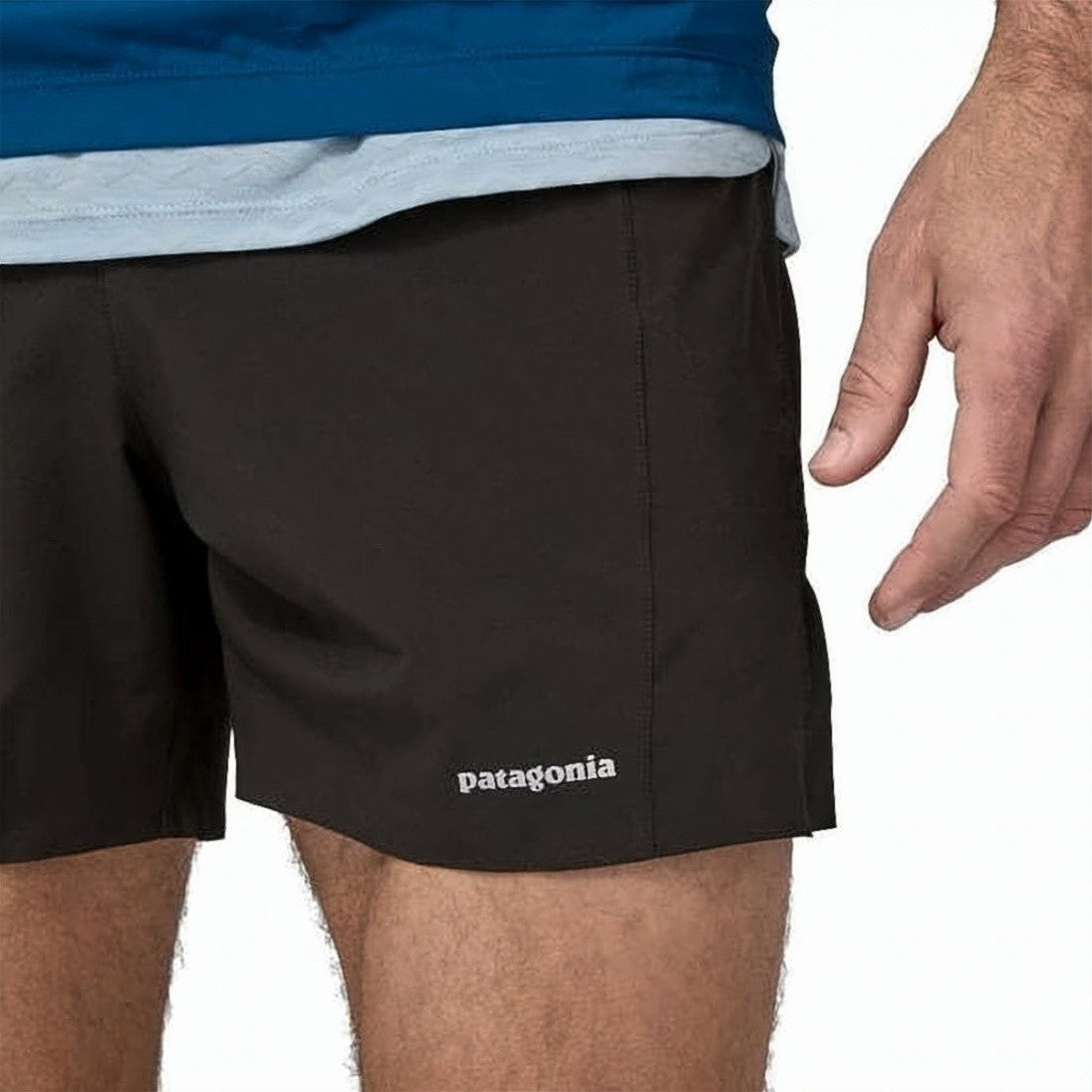 Patagonia Black Minimalist Training Pants With Elastic Waistband