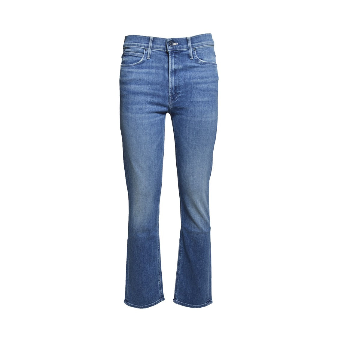 Mother Mid Rise Skinny Jeans With Classic Five-Pocket Design