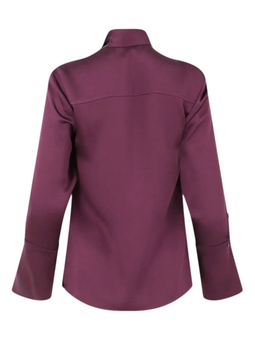 Simkhai Long-Sleeve Blouse With Stylish Tie Detail
