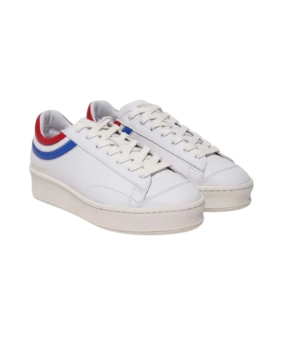 Helms Paris Low-Top Sneakers With Red