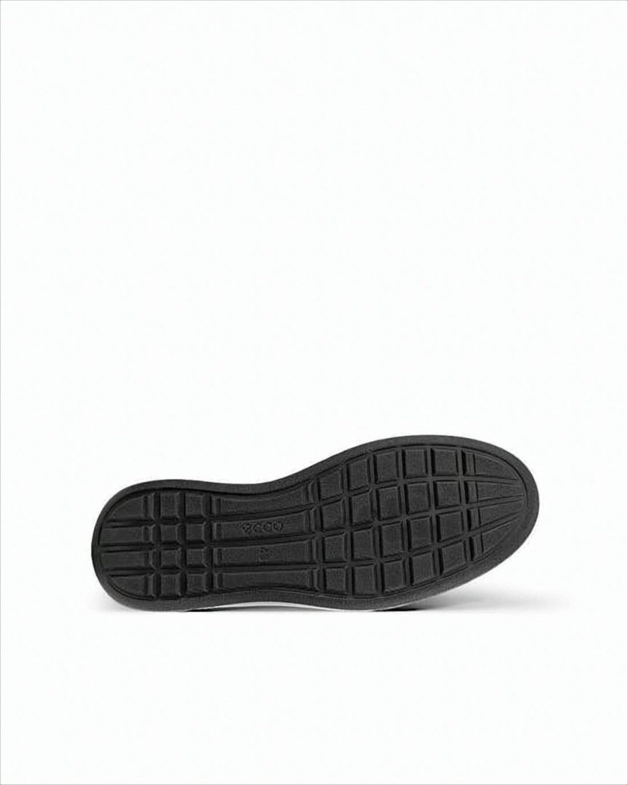 Ecco Smooth Cowhide Leather Low-Top Sneakers