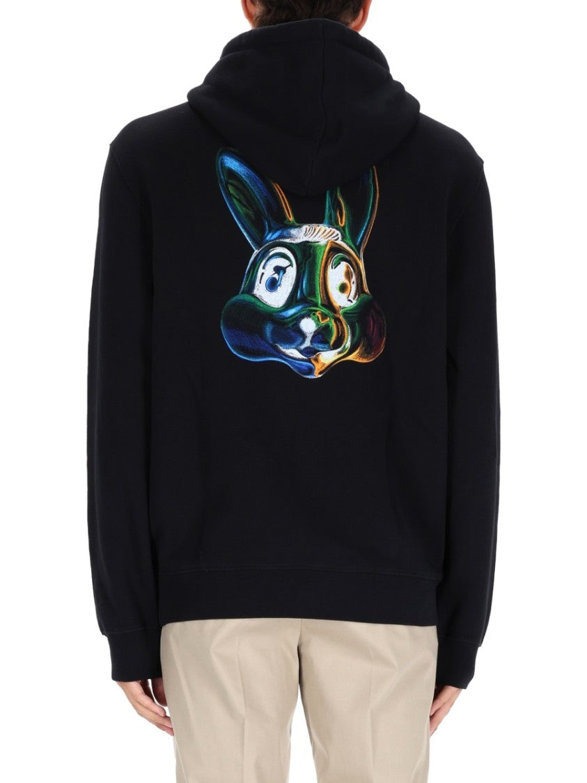 Ps Paul Smith Hooded Black Sweatshirt
