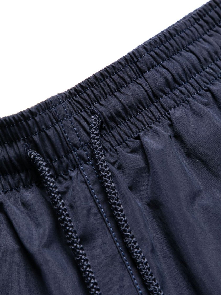 Vilebrequin Blue Velvet-Effect Swim Shorts