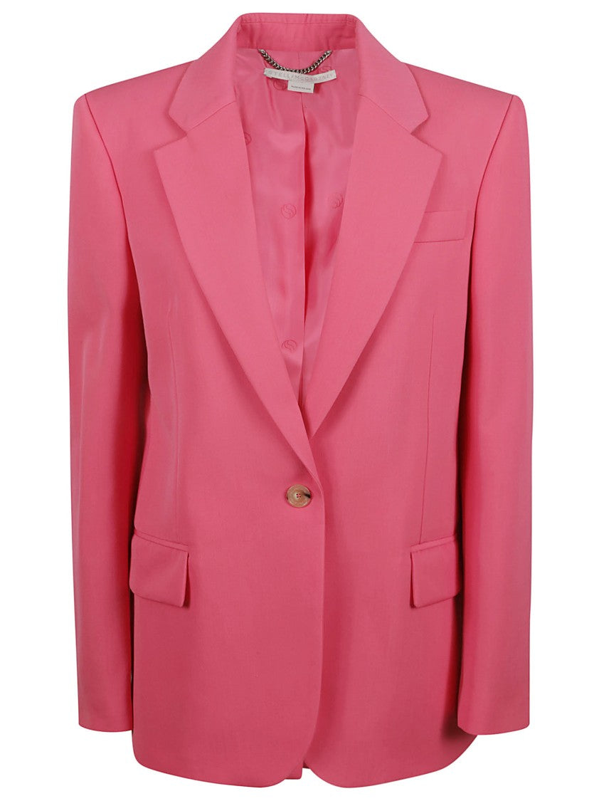 Stella Mccartney Tailored Pink Wool Jacket