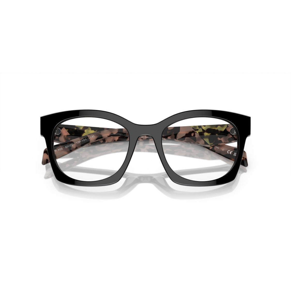 Prada 0Pr A05v Square Black Acetate Sunglasses