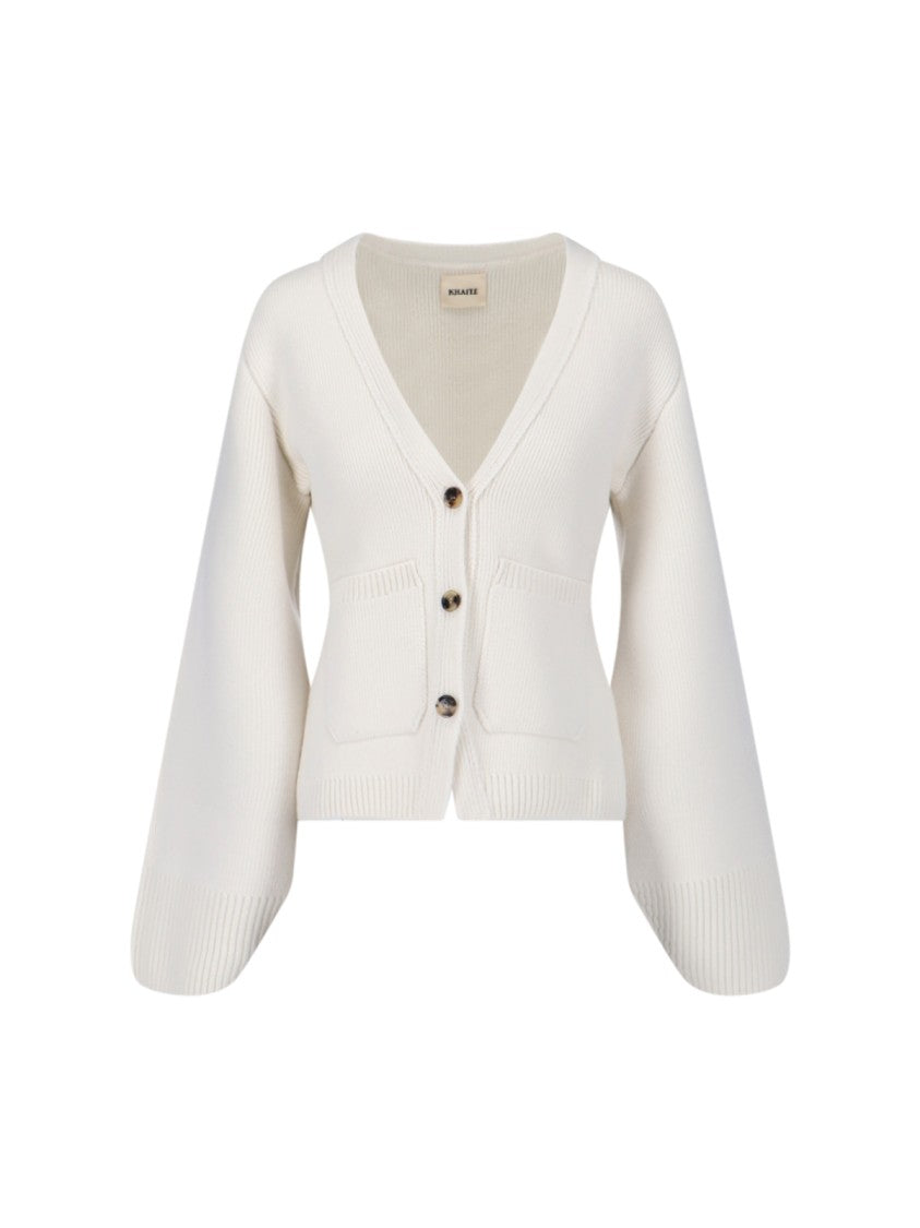 Khaite "The Scarlet" Cardigan – White