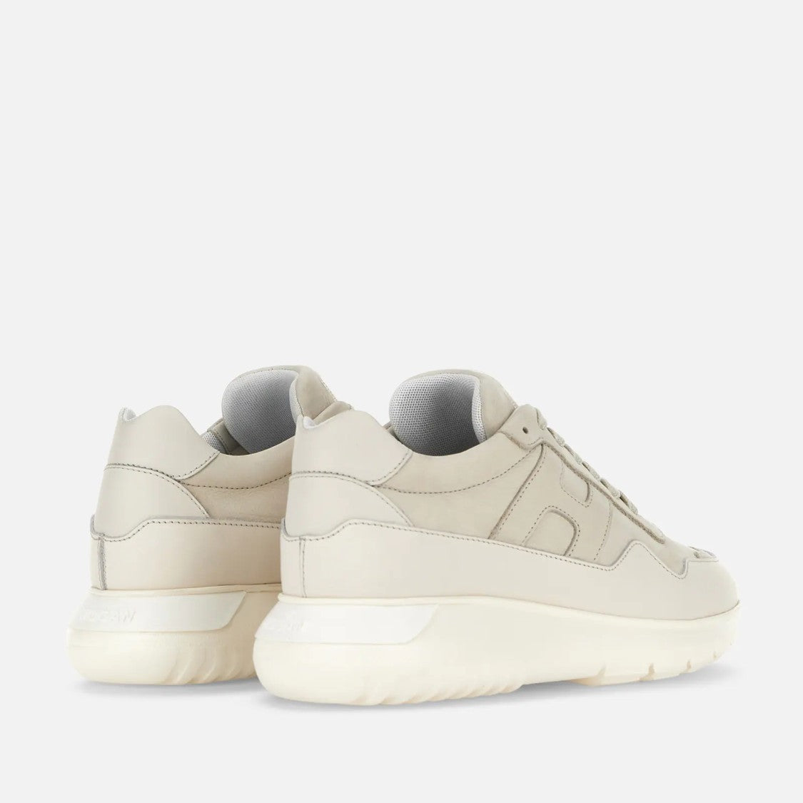 Hogan Interactive3 Leather Sneakers With Cushioned Sole