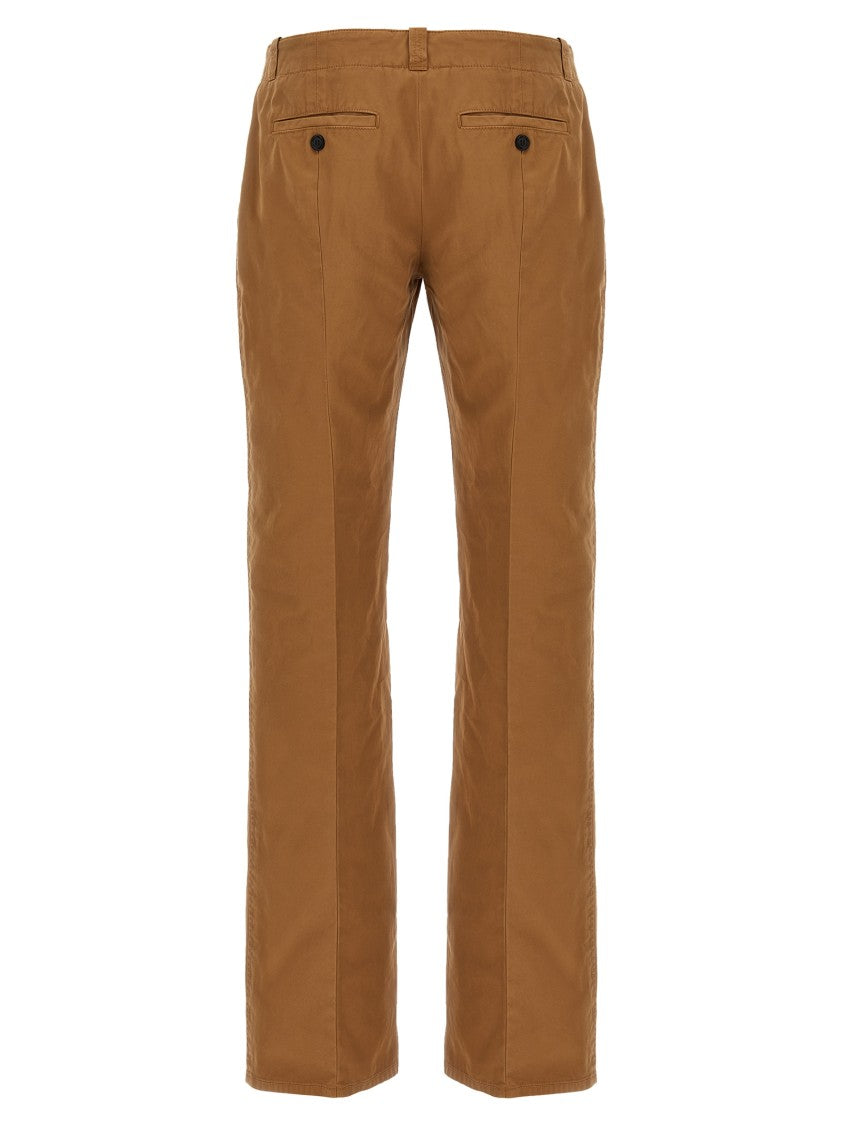 Mcqueen Garment-Dyed Cotton Chino Pants