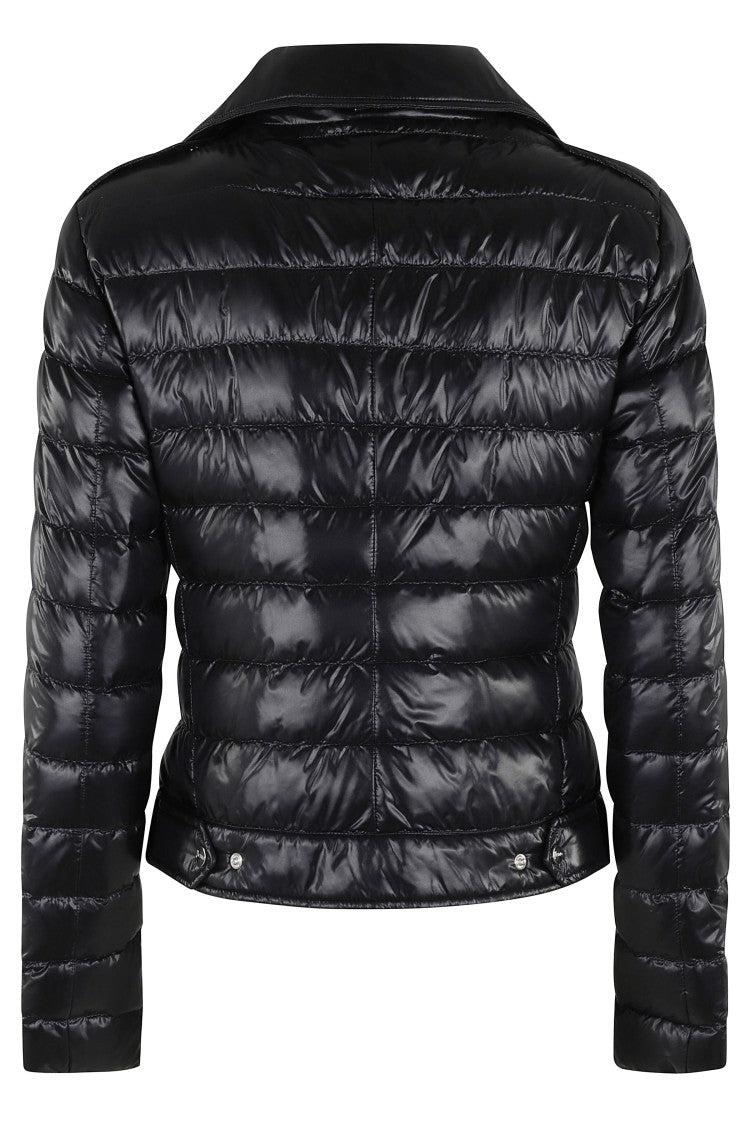 Herno Quilted Polyamide Biker Jacket