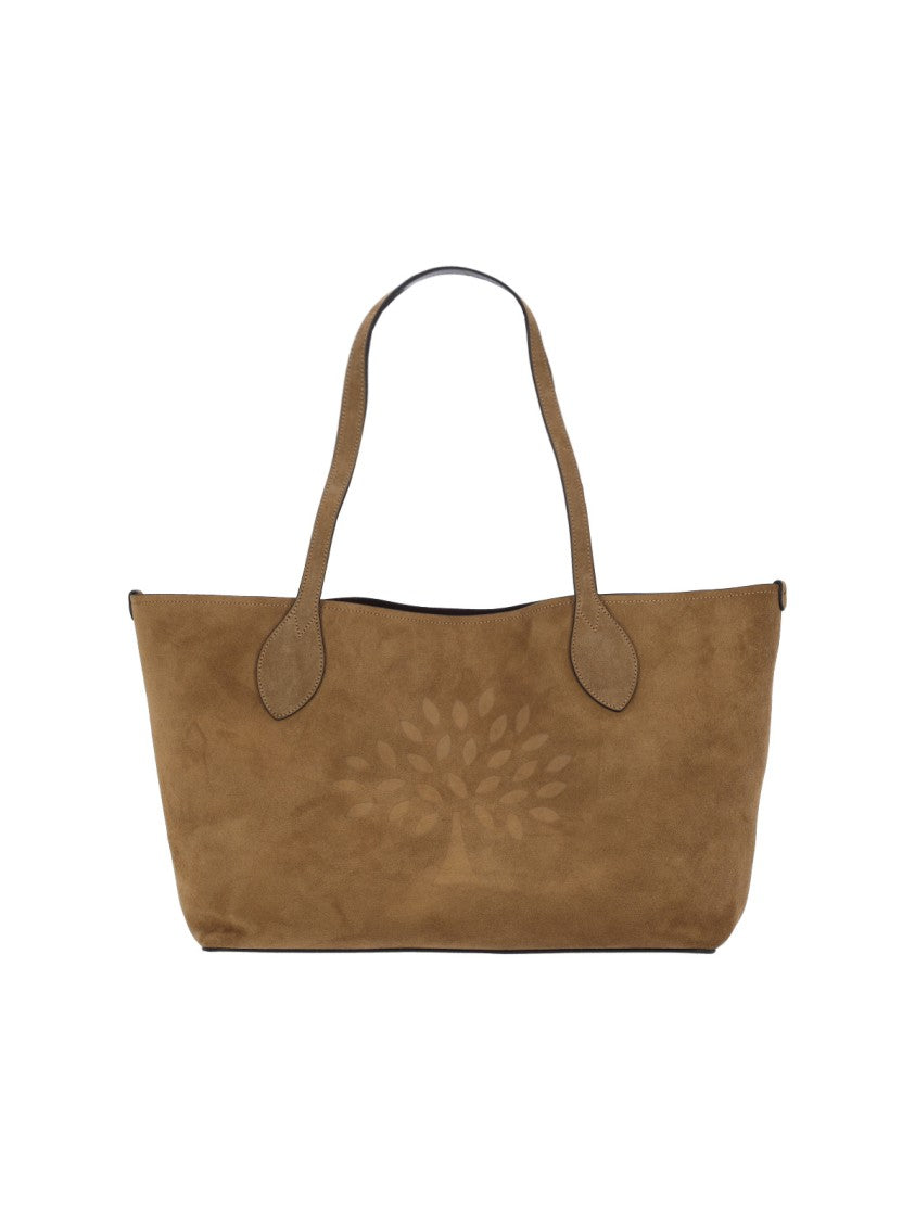 Mulberry "Tree" Tote Bag, In Brown Suede