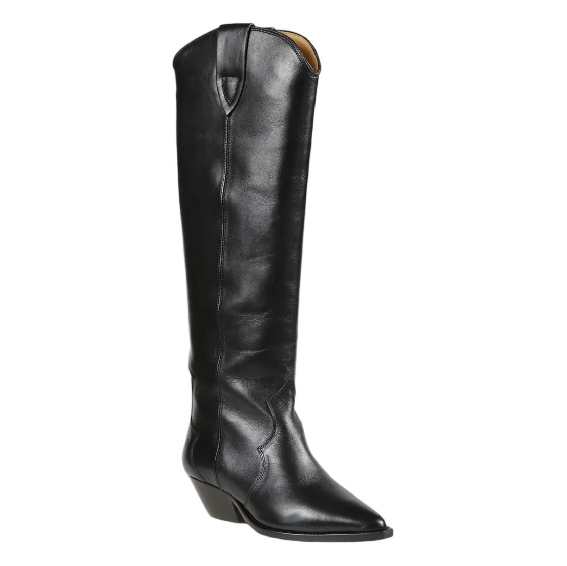 Isabel Marant Tall Western Stitched Leather Boots