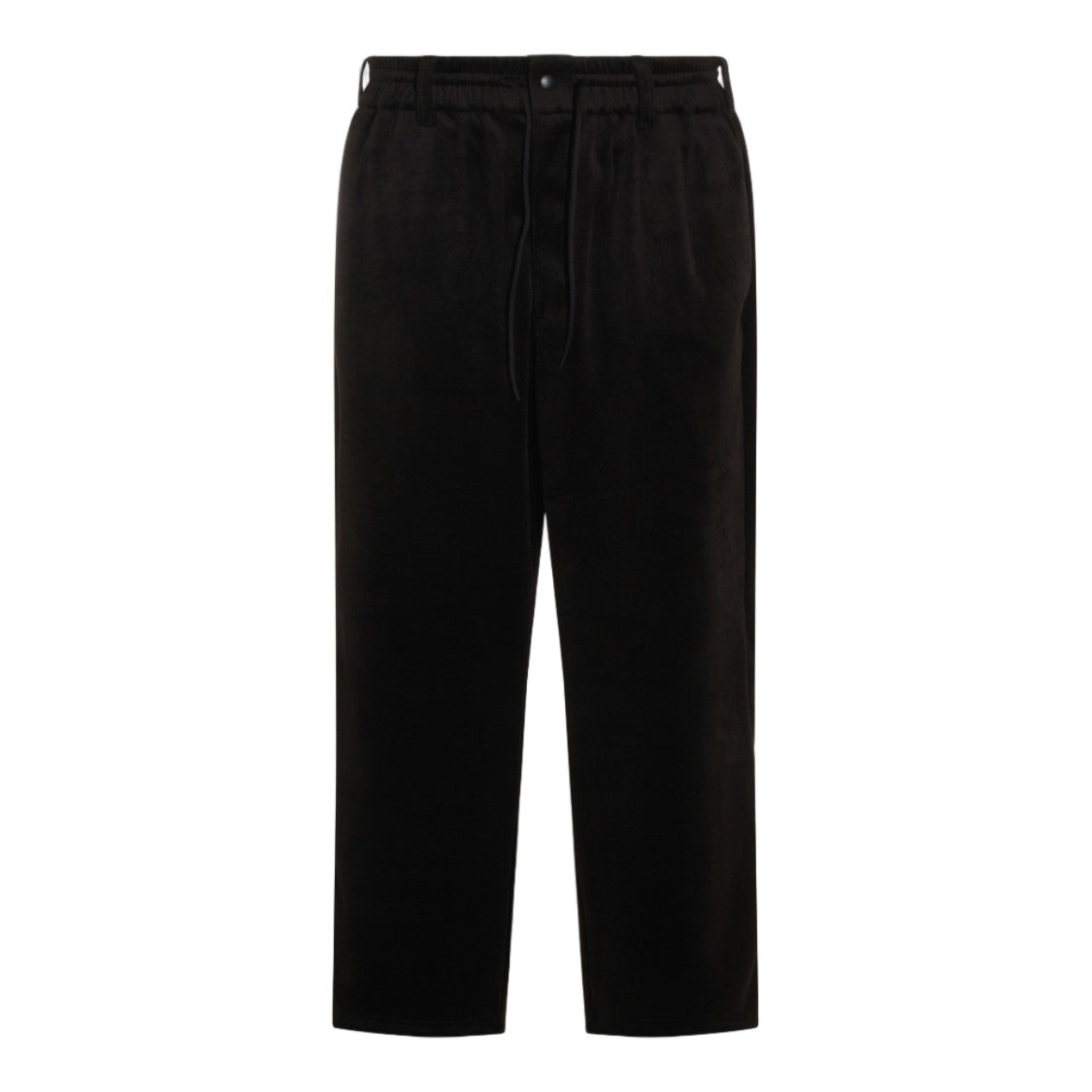 Y-3 Relaxed Fit Trousers With Drawstring Waist And Subtle Sheen