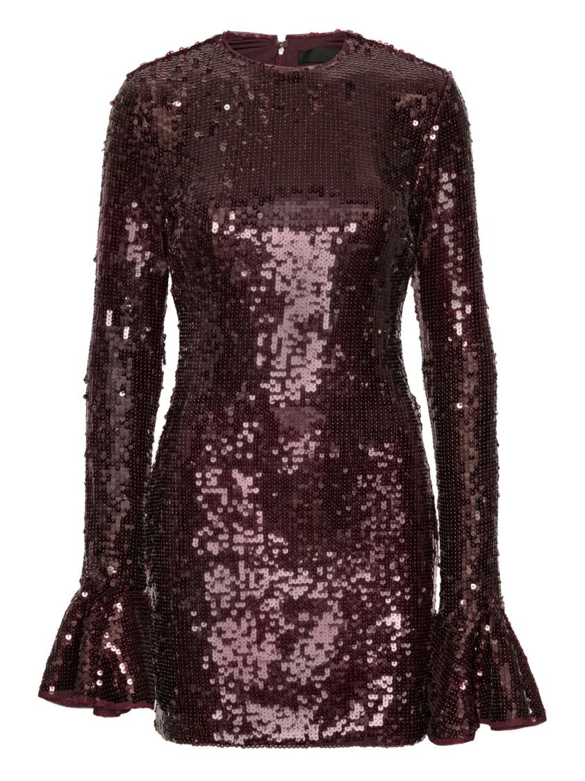 Rotate Fitted Mini Dress With Shimmering Sequins
