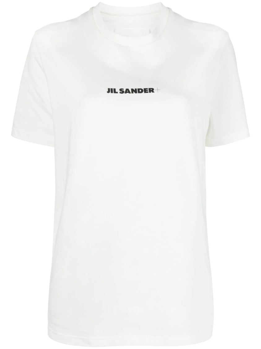 Jil Sander White Tshirt Minimalist Short-Sleeve T-Shirt
