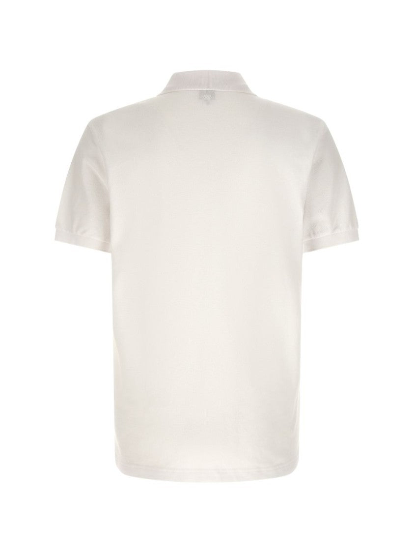 Kenzo White Silk And Nylon Short-Sleeve Polo Shirt