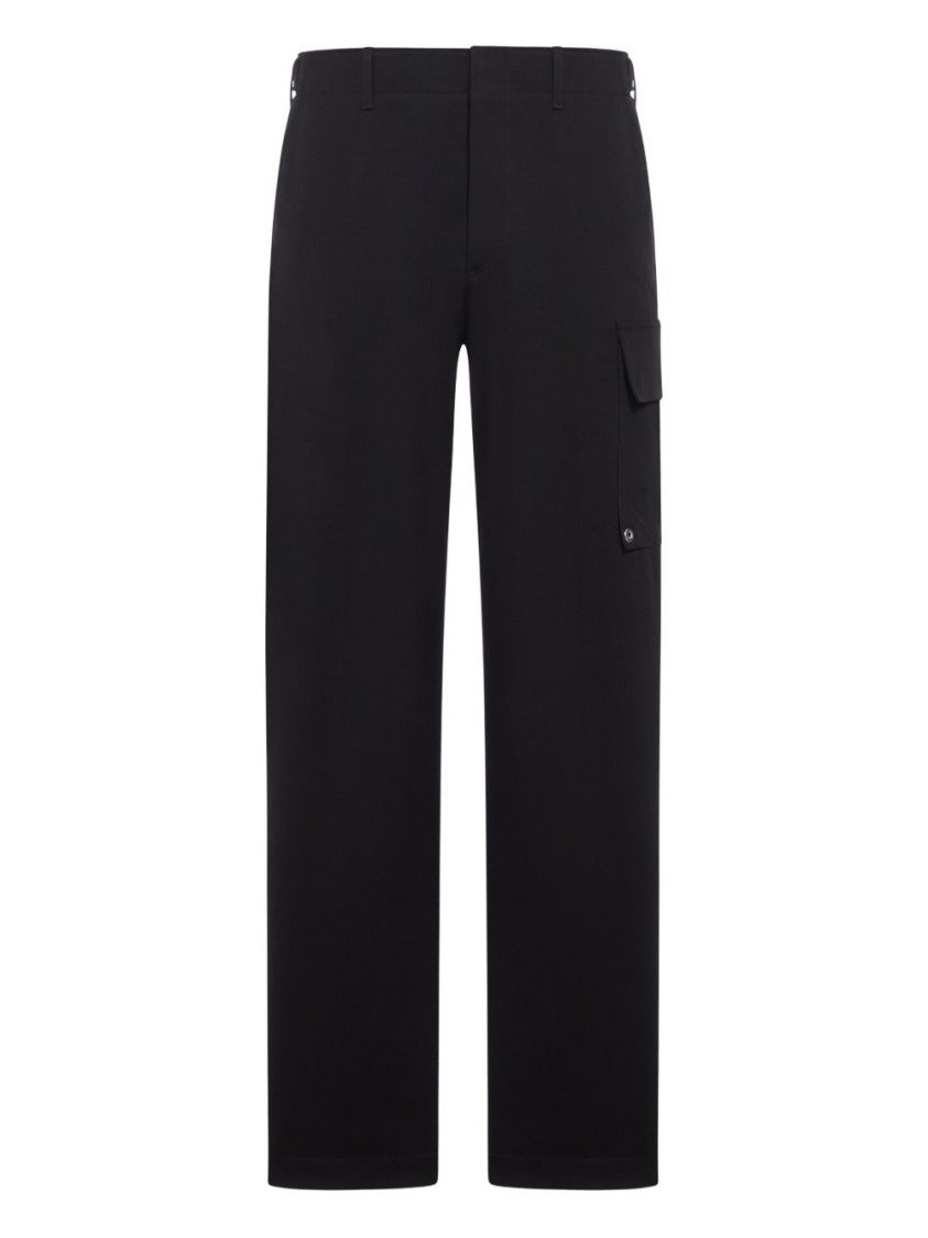 Fendi Straight-Leg Trousers With Cargo Pocket