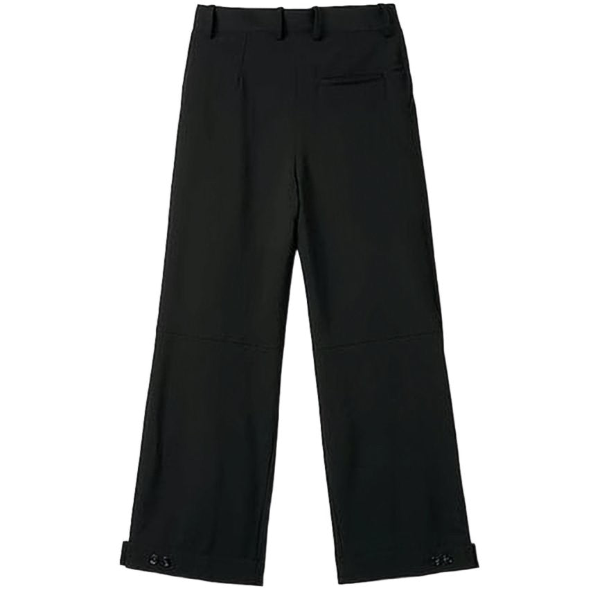 Bottega Veneta High-Waisted Black Wide-Leg Trousers