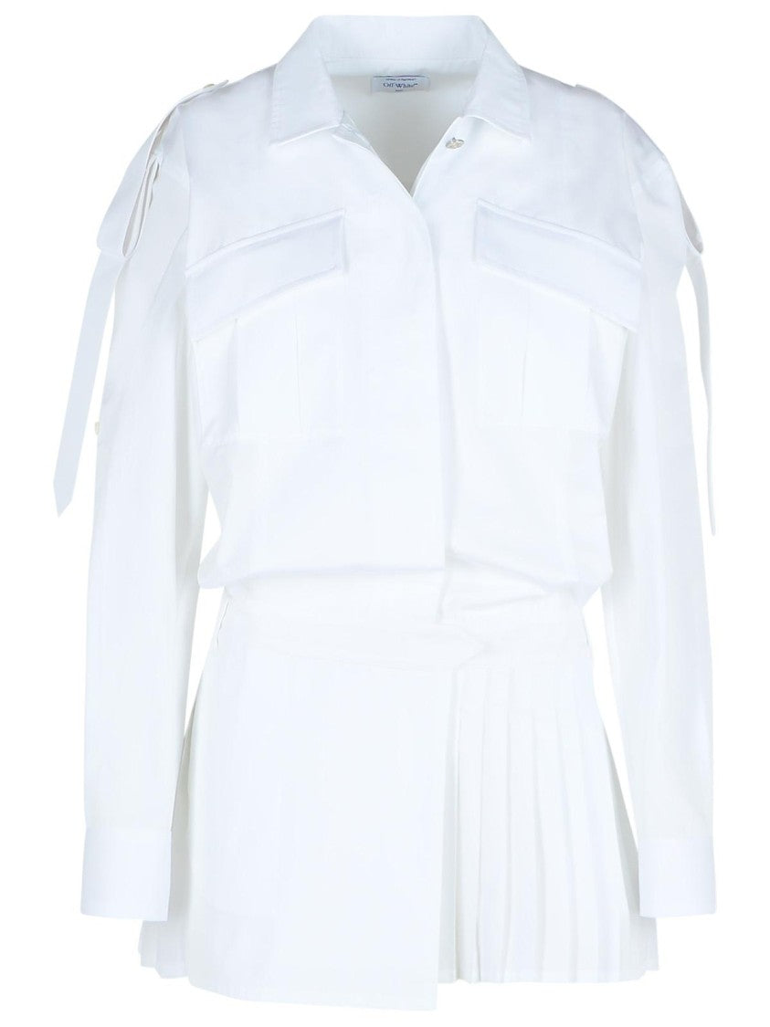 Off-White Savana White Cotton Dress