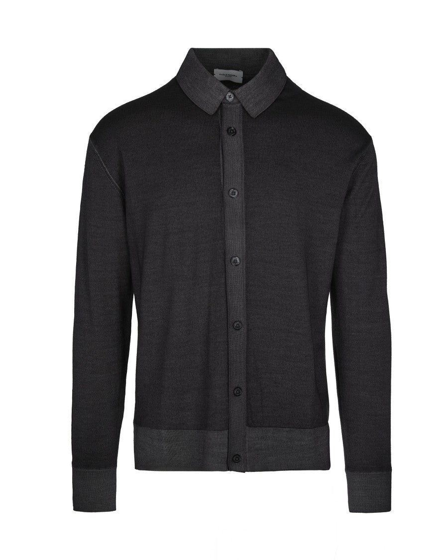 Paolo Pecora London Smoke Wool Cardigan