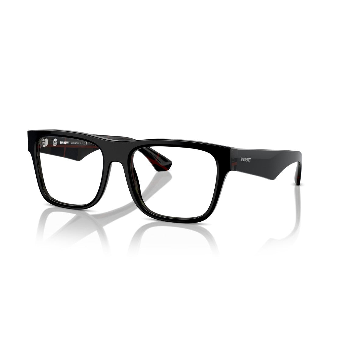 Burberry 0Be2411 Rectangular Acetate Eyeglasses