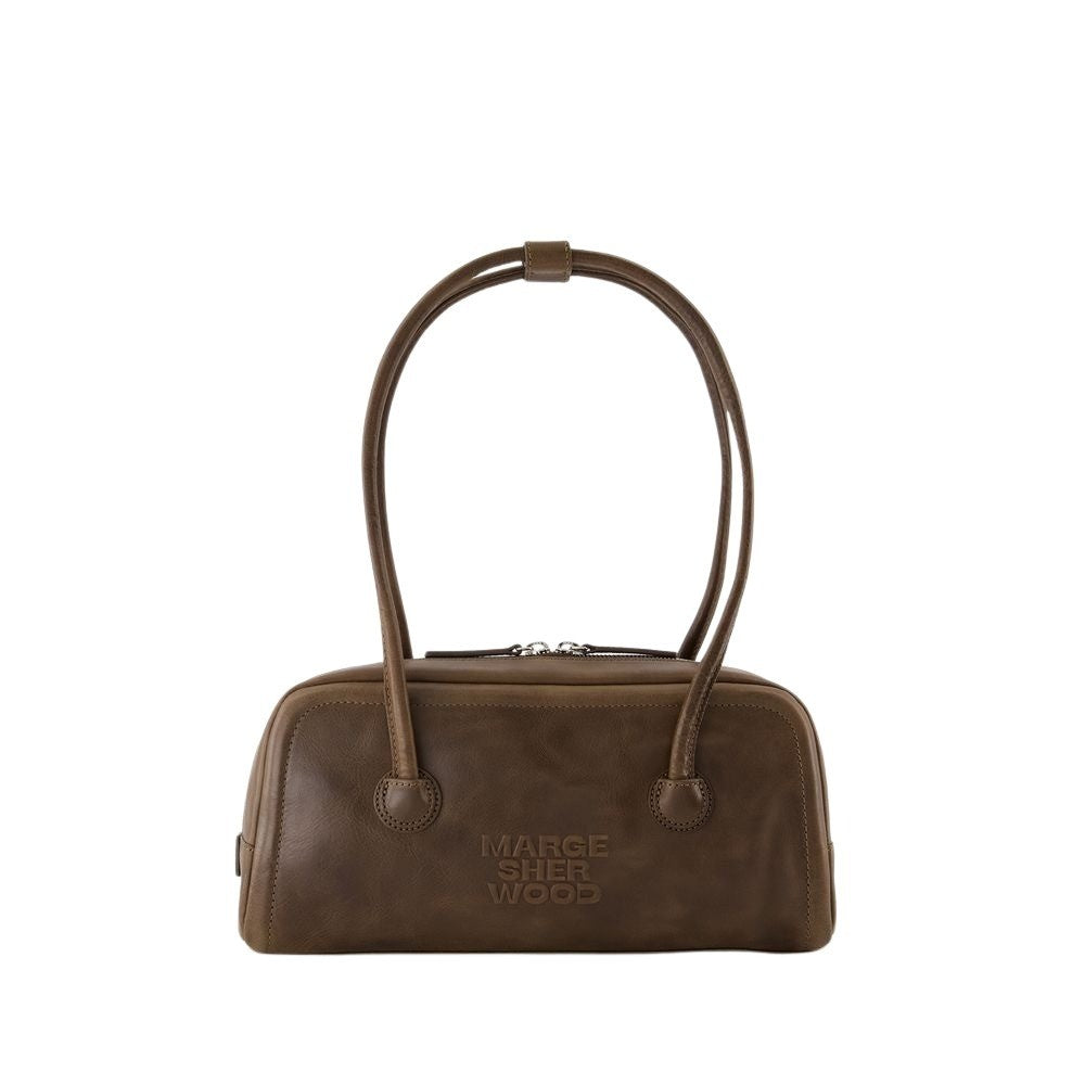 Margesherwood Soft Baguette Shoulder Bag - Leather - Brown