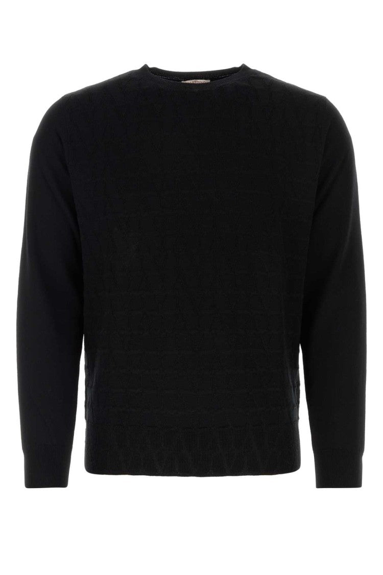 Valentino Garavani Black Wool Sweater