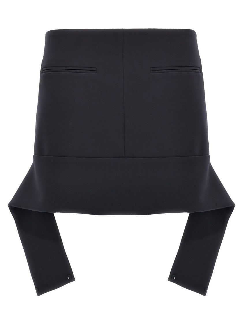 Courrèges 'Reversed Belt Mini' Skirt