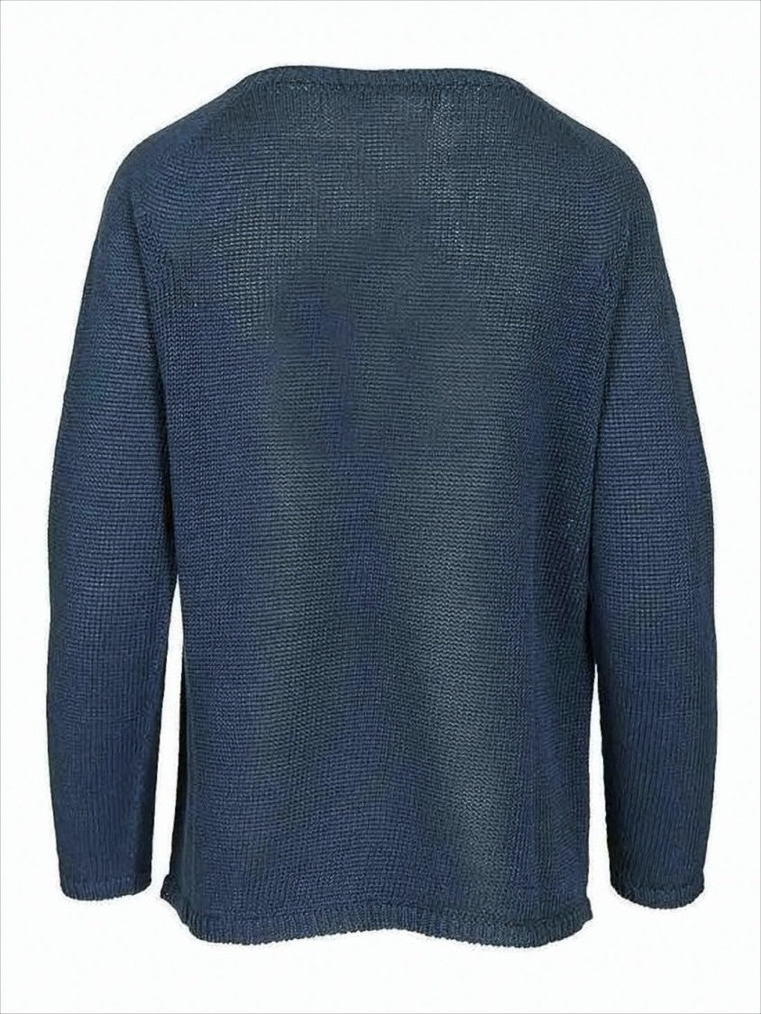 Max Mara Relaxed-Fit Linen Sweater With Textured Knit Design