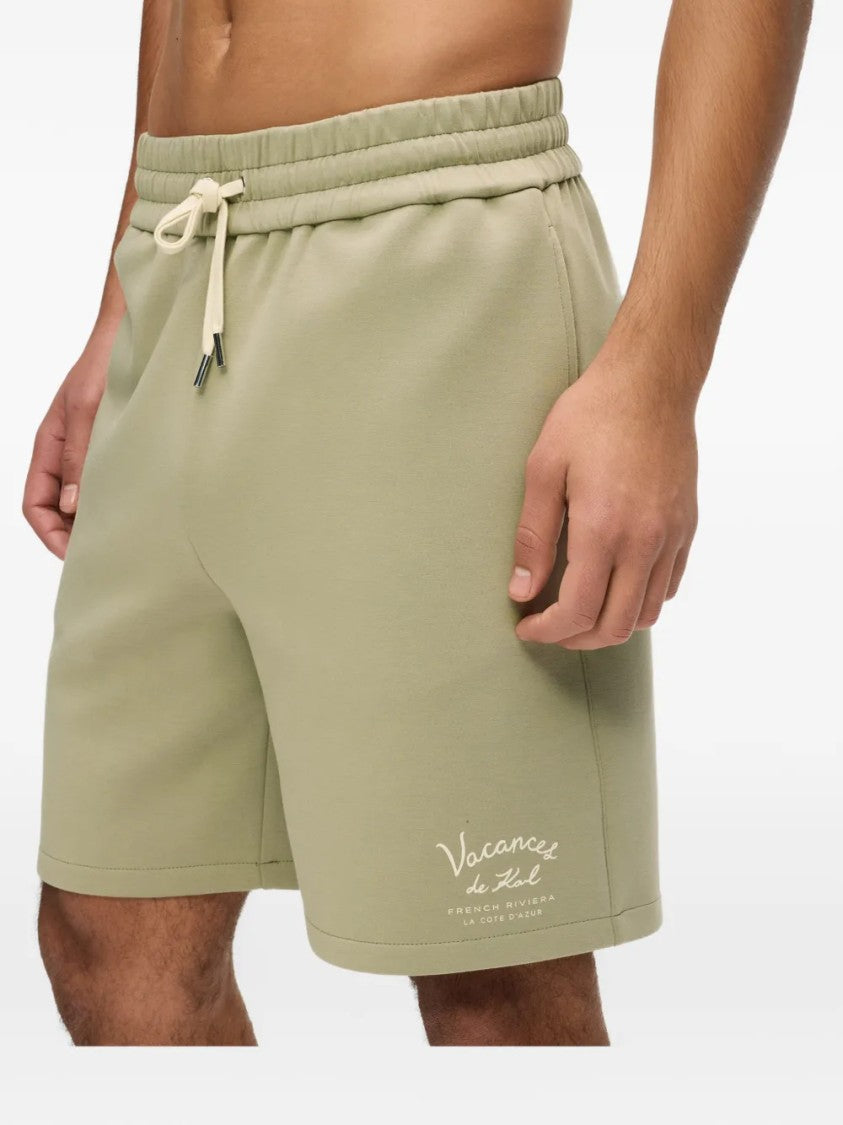 Karl Lagerfeld Relaxed-Fit Short With Elastic Waistband And Logo Accent