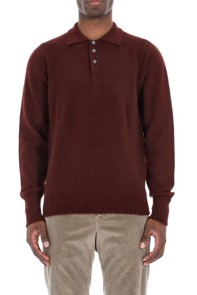 Drumohr Lambswool Knit Polo-Shirt