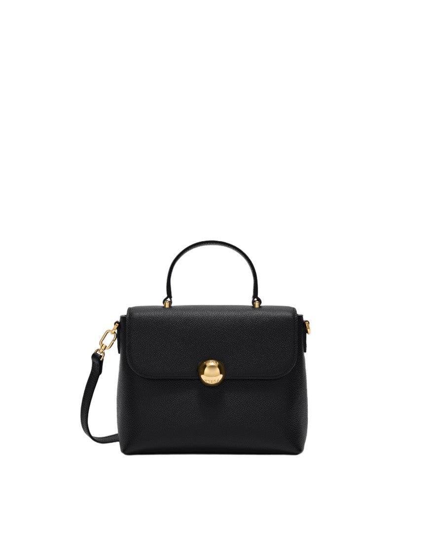 Furla Black Moonlight S Leather Handbag