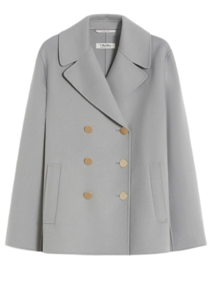 Max Mara Double-Breasted Boxy Jacket With Metallic Buttons