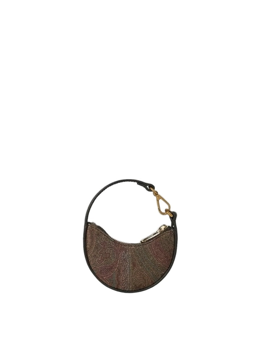 Etro Crescent-Shaped Tote Bag With Paisley Pattern