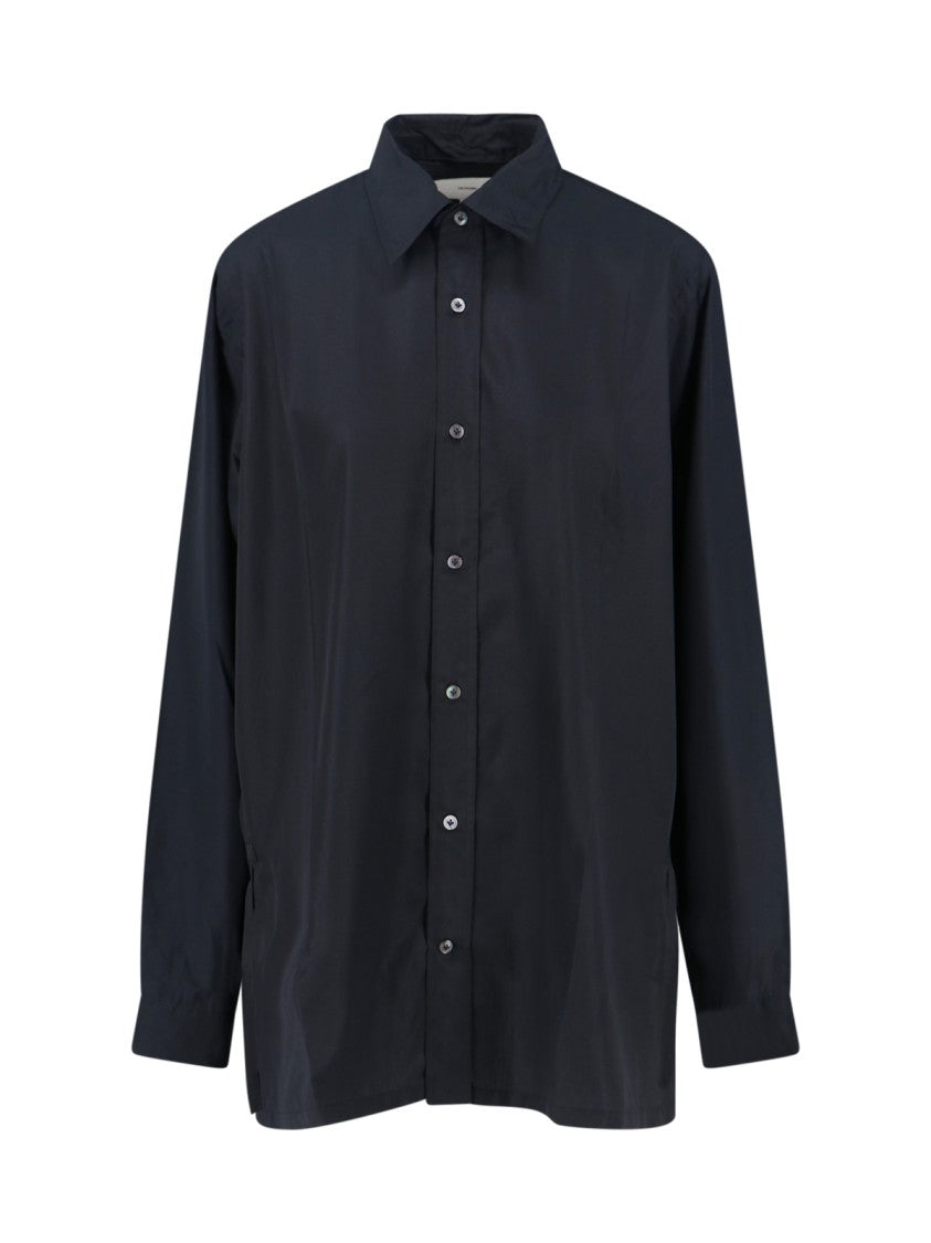 Setchu Classic Tailored Black Button-Down Shirt
