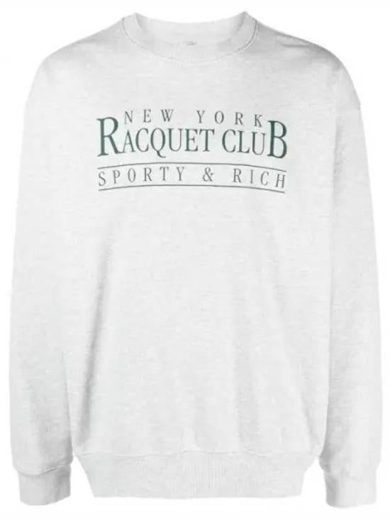 Sporty And Rich Long-Sleeve Sweatshirt With New York Racquet Club Design