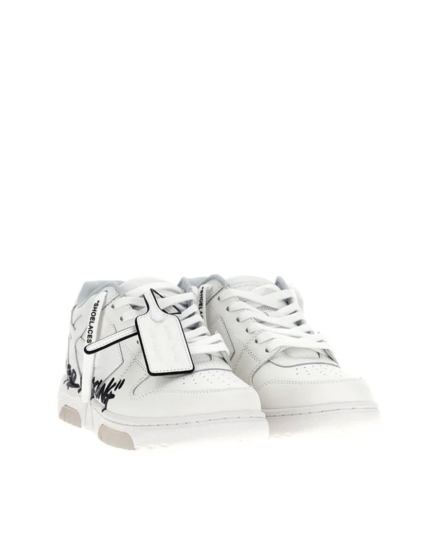 Off-White Urban Sneakers With Distinctive Arrow Motif And Zip Tie Detail