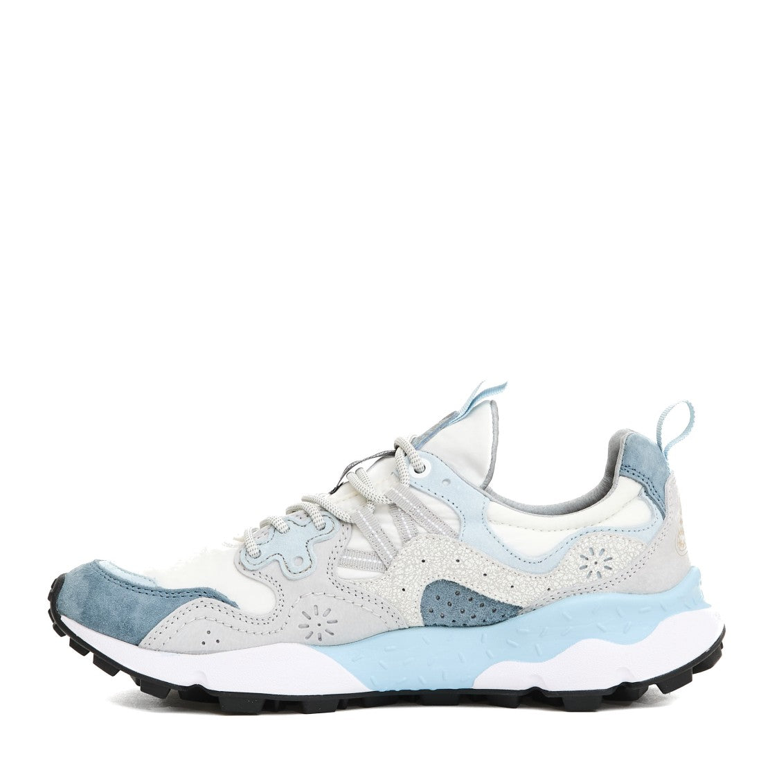 Flower Mountain Sky Blue And Light Blue Sneakers