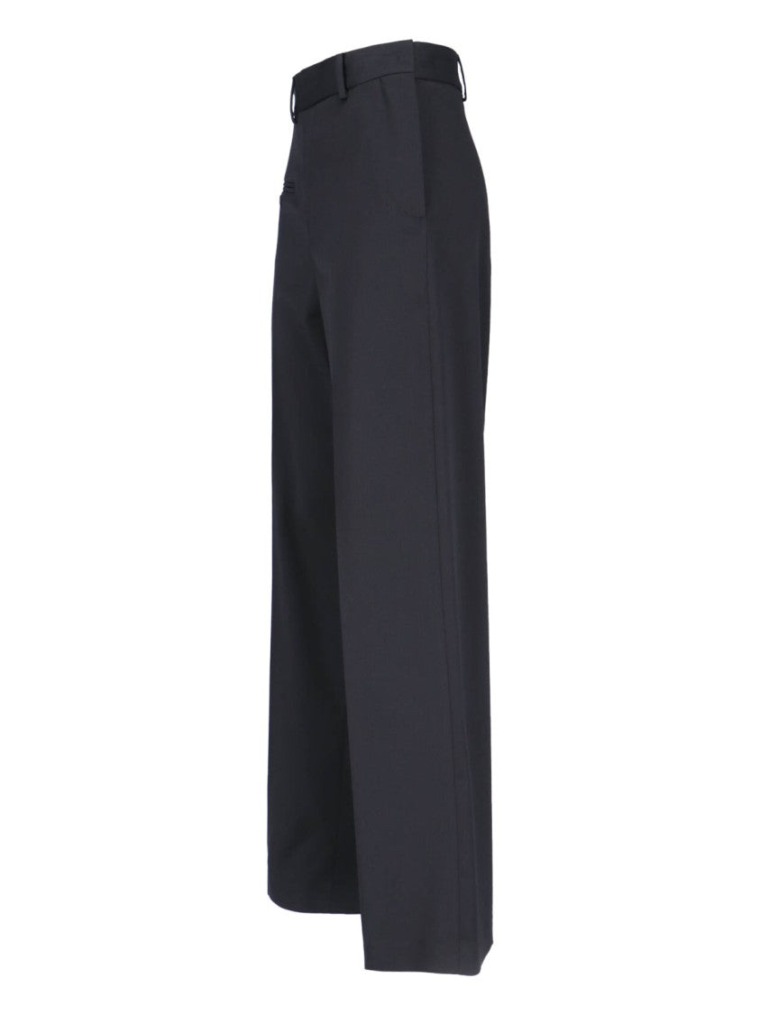 Mm6 By Maison Margiela Twist' Palazzo Pants – Black